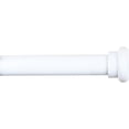 thumbnail image 1 of Urbanest Adjustable Single Curtain Rod Set Button Finials – 5/8 - Inch Diameter, With Glossy White Rod, 28–48 Inches, 1 of 1