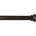 thumbnail image 1 of Urbanest Adjustable Single Curtain Rod Set Button Finials – 5/8 - Inch Diameter, With Bronze Rod, 84–120 Inches, 1 of 1