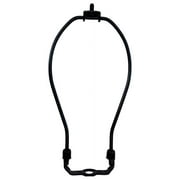 Urbanest 6" Heavy Duty Harp Fitter For Lamp Shades with Saddle, Black Nickel