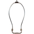 thumbnail image 1 of Urbanest 9-Inch Heavy Duty Lamp Harp Fitter with Saddle – Nickel Finish- 1 Piece, 1 of 3