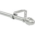 thumbnail image 1 of Urbanest Adjustable Single Curtain Rod Set Acorn Finials – 5/8-Inch Diameter, With Pewter Rod, 28–48 Inches, 1 of 5