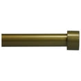 thumbnail image 1 of Urbanest Adjustable End Cap Drapery Rod, 5/8", Antique Gold, 84"-120", 1 of 2