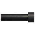 thumbnail image 1 of Urbanest Adjustable End Cap Drapery Rod, 5/8", Black, 84"-120", 1 of 2