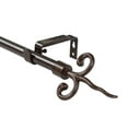 thumbnail image 1 of Urbanest Adjustable Flame Curtain Rod, 5/8" Diameter, Bronze, 84"-120", 1 of 6