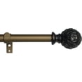 thumbnail image 1 of Urbanest Adjustable Single Curtain Rod Set Burnt Gold Artichoke Finials – 3/4-Inch Diameter, With Ranaissance Gold Rod, 48–84 Inches, 1 of 2