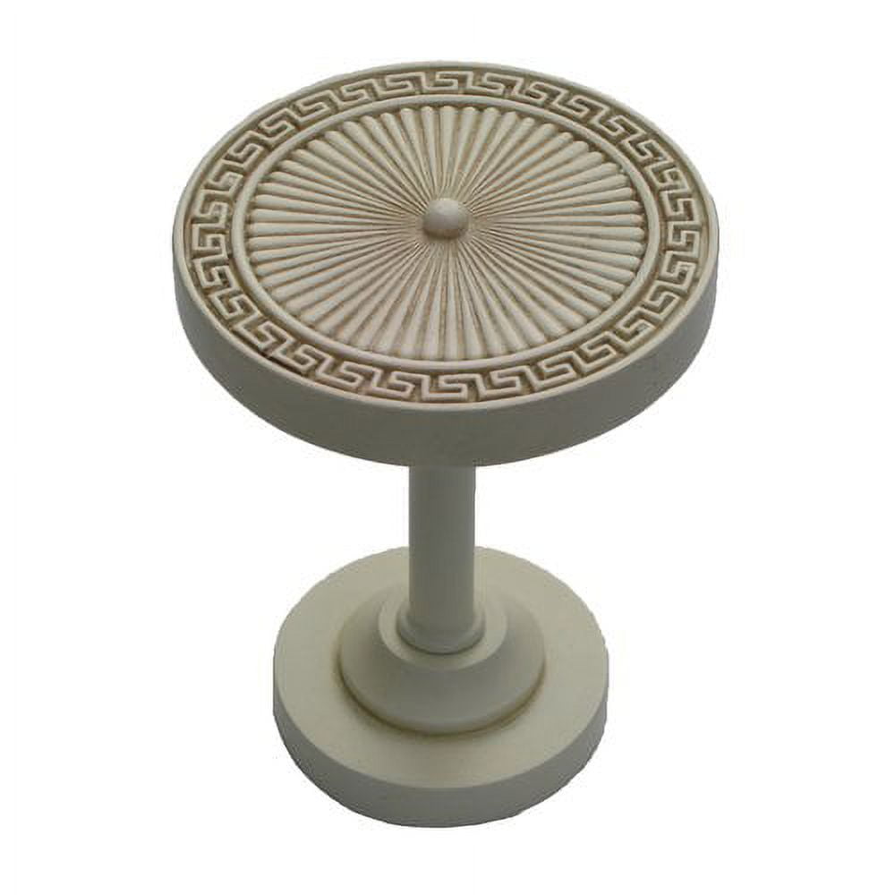 Ivory Resin Medallion Curtain Holdback