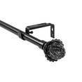 thumbnail image 1 of Urbanest Artichoke Curtain Rod, 5/8", Black,84"-120", 1 of 6