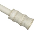 thumbnail image 1 of Urbanest Adjustable Single Curtain Rod Set Gilded Bamboo Finials – 1 - Inch Diameter, With French White Rod, 84–120 Inches, 1 of 6