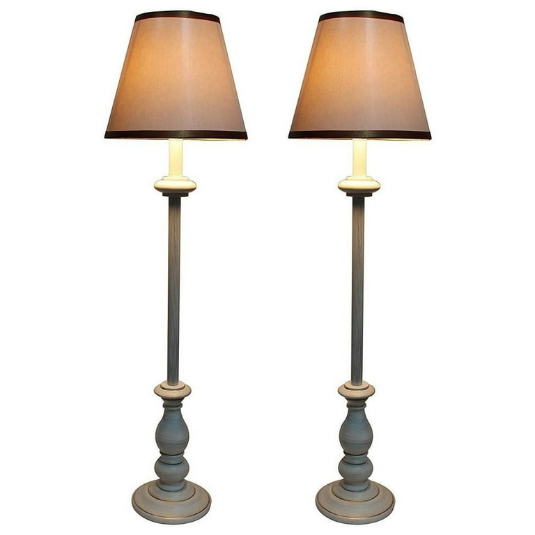 Distressed 2024 buffet lamps