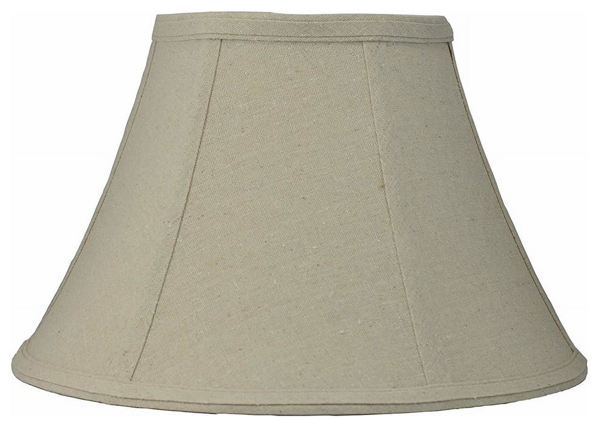 Urbanest Bell Lamp Shade, Natural Linen, 14"