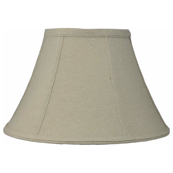 Urbanest Bell Lamp Shade, Natural Linen, 14"
