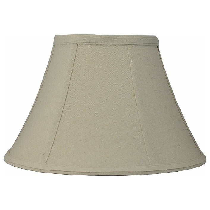 Natural Linen Bell Lamp Shade, 16 inch