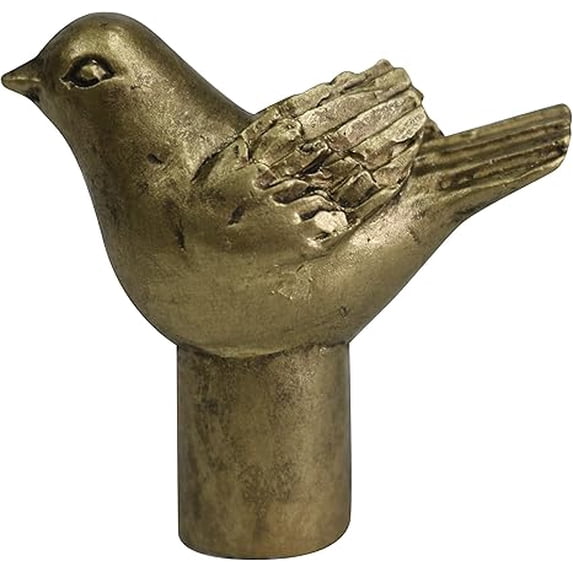 N Urbanest, Bird Lamp Finial, Antique Gold, 1-3/4 Inch Tall - Walmart.com