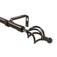 thumbnail image 1 of Urbanest 1" Diameter Designer Birdcage Single Curtain Rod – Heavy Metal Decorative Finials, Drapery Hardware for Window Treatments, 48" to 84", Oil-rubbed Bronze (ORB), 1 of 6