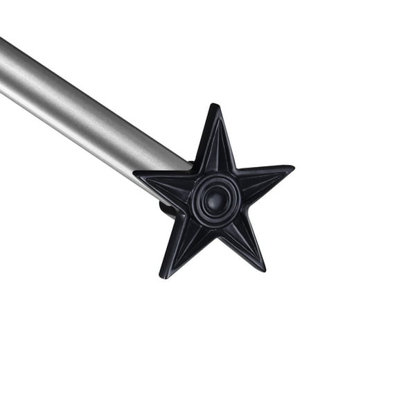 Urbanest Blue Star Curtain Rod, 3/4", 28"-48"