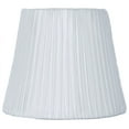 thumbnail image 1 of Urbanest Box Pleat Faux Silk Chandelier Shade, Off White, 3x5x4.5", 1 of 1