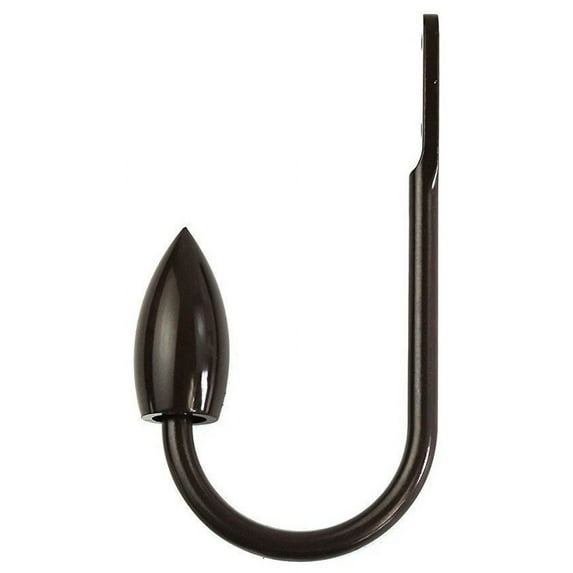 Urbanest Decorative Curtain Holdbacks for Drapes and Curtains, Classic Metal Drapery Tiebacks, Window Curtain Holdback Hooks, 1 Piece, ORB