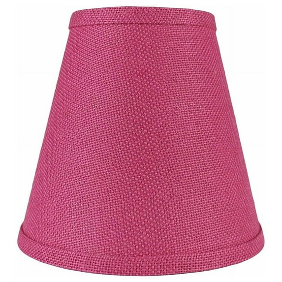 Urbanest Burlap Empire Lamp Shade 5x9x8.5", Fuchsia