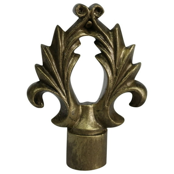 Urbanest Calvinia Lamp Finial, 2 5/8" Tall, Antique Gold