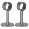 thumbnail image 1 of Urbanest Ceiling & Wall Drapery Sconce Bracket – Heavy‑Duty Decorative Curtain Rod Holder, Fits 1 1/8″ Rods, Cast‑Metal Loop Design, Pewter, 1 of 1