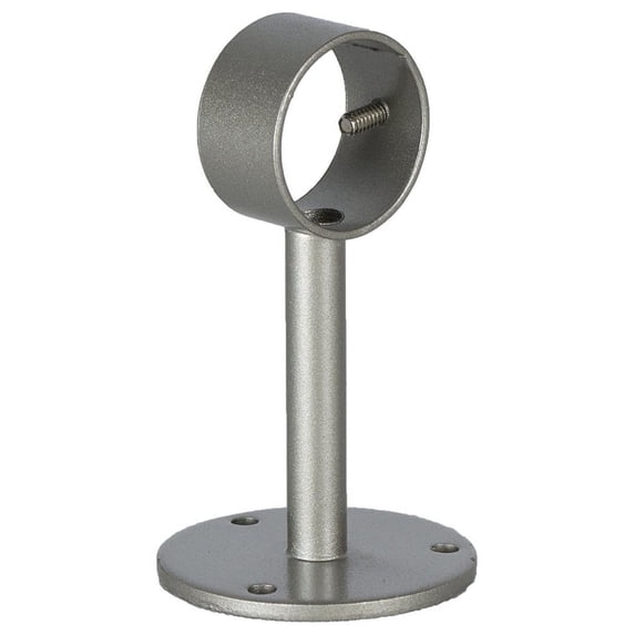 Urbanest Ceiling & Wall Drapery Sconce Bracket – Heavy‑Duty Decorative Curtain Rod Holder, Fits 1 1/8″ Rods, Cast‑Metal Loop Design, Pewter
