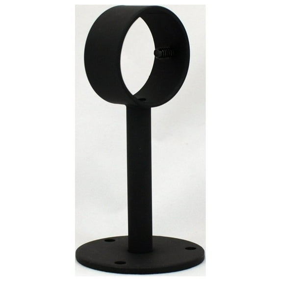 Urbanest Ceiling/Wall Brackets for 1 1/4"-1 1/8", Black, Set of 2