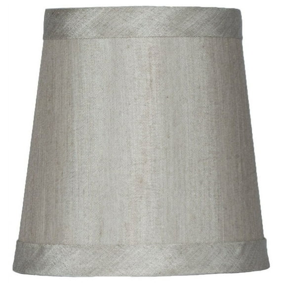 Urbanest Champagne Mini Faux Silk Chandelier Lamp Shade, 3x4x4"