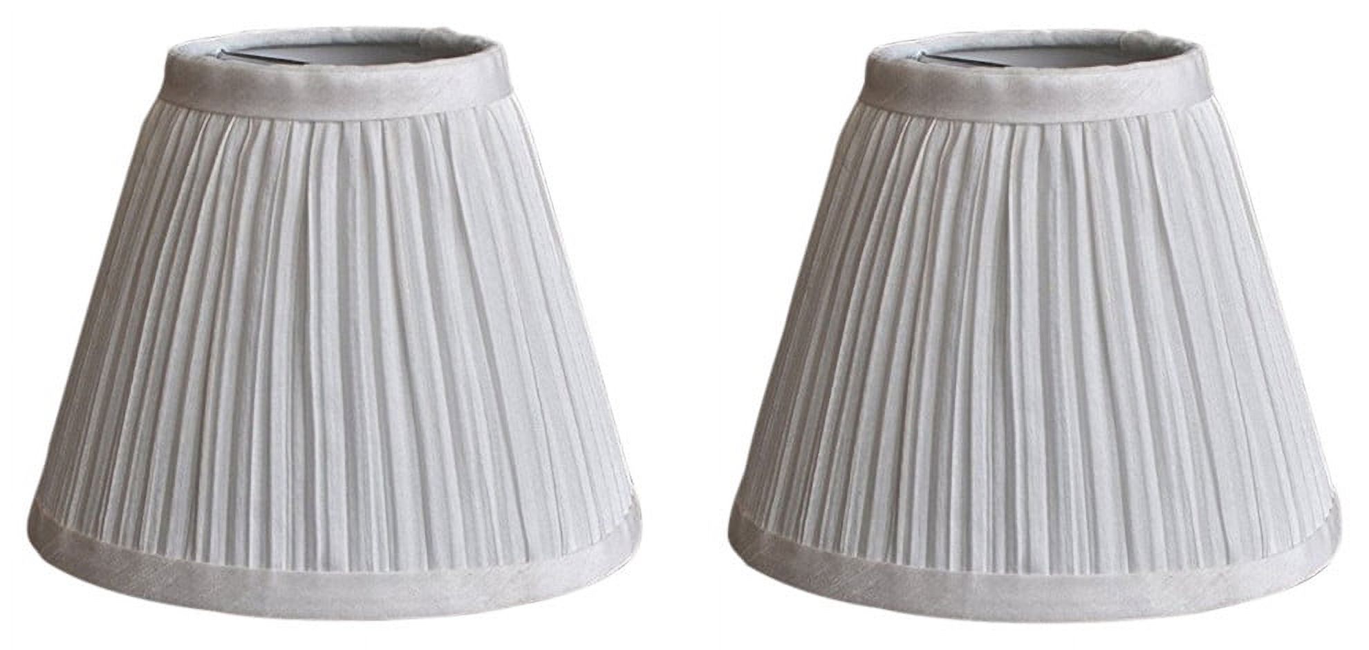 Urbanest Chandelier Lamp Shade, 3x6x5", Off White, Set of 2