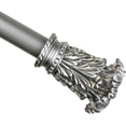 thumbnail image 1 of Urbanest Adjustable Single Curtain Rod Set Chilton Finials – 1 - Inch Diameter, With Pewter Rod, 84–120 Inches, 1 of 6