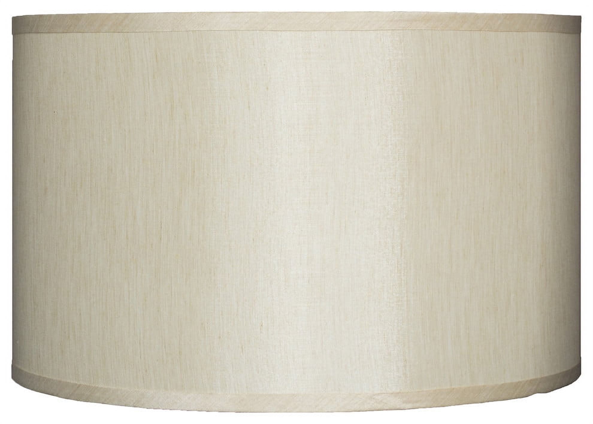 Urbanest Classic Drum Faux Silk Lamp Shade, 16"x16"x10", Cream