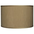 thumbnail image 1 of Urbanest Classic Drum Faux Silk Lamp Shade, 16"x16"x10", Taupe, 1 of 5