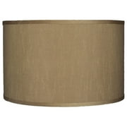 Urbanest Classic Drum Faux Silk Lamp Shade, 16"x16"x10", Taupe