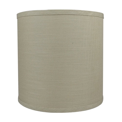 urbanest classic smooth 10'' linen drum lamp shade