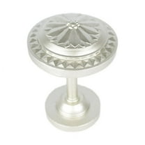 Urbanest Medallion Curtain Holdback – Elegant Drapery Tieback, Farmhouse Drapery Hardware for Stylish Window Treatments, 1 Piece, Antique Silver/Pewter