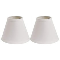 Urbanest Cotton Chandelier Lamp Shade, 3x6x5", White, Set of 2