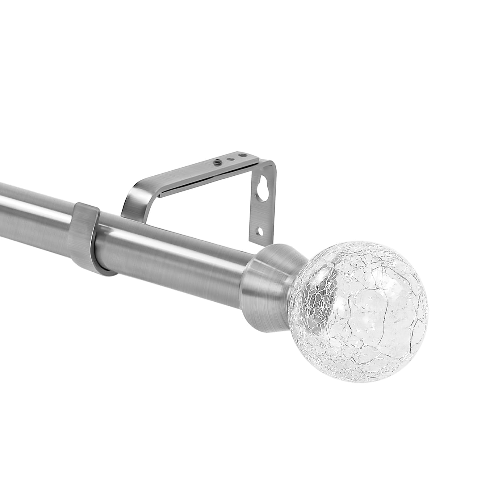 Urbanest Crackle Single Curtain Rod and Hardware Set