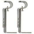 thumbnail image 1 of Urbanest Single Curtain Rod Bracket for 3/4" Drapery Rod, Adjustable Wall Mount Curtain Rod Holder, Heavy-Duty Metal Curtain Hardware, 2 Pcs, Nickel, 1 of 1