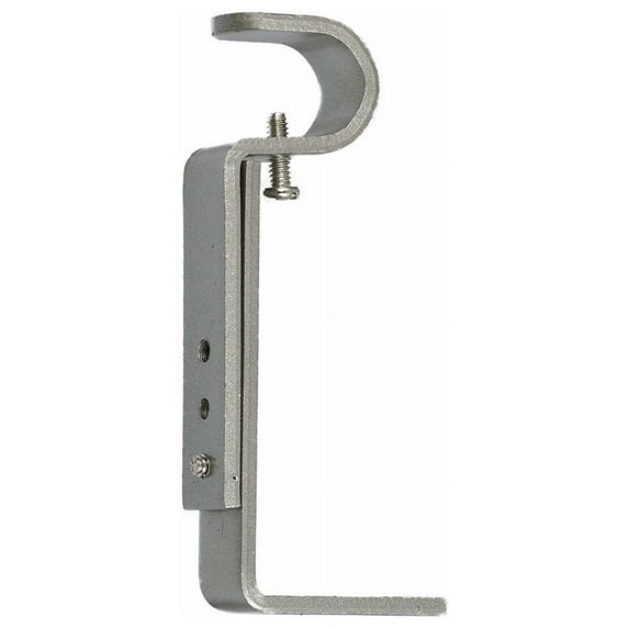 Urbanest Curtain Rod Bracket, Adjustable, Fits 3/4" Rods, Pewter