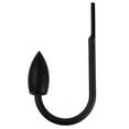 thumbnail image 1 of Urbanest Decorative Curtain Holdbacks for Drapes and Curtains, Classic Metal Drapery Tiebacks, Window Curtain Holdback Hooks, 1 Piece, Black, 1 of 1