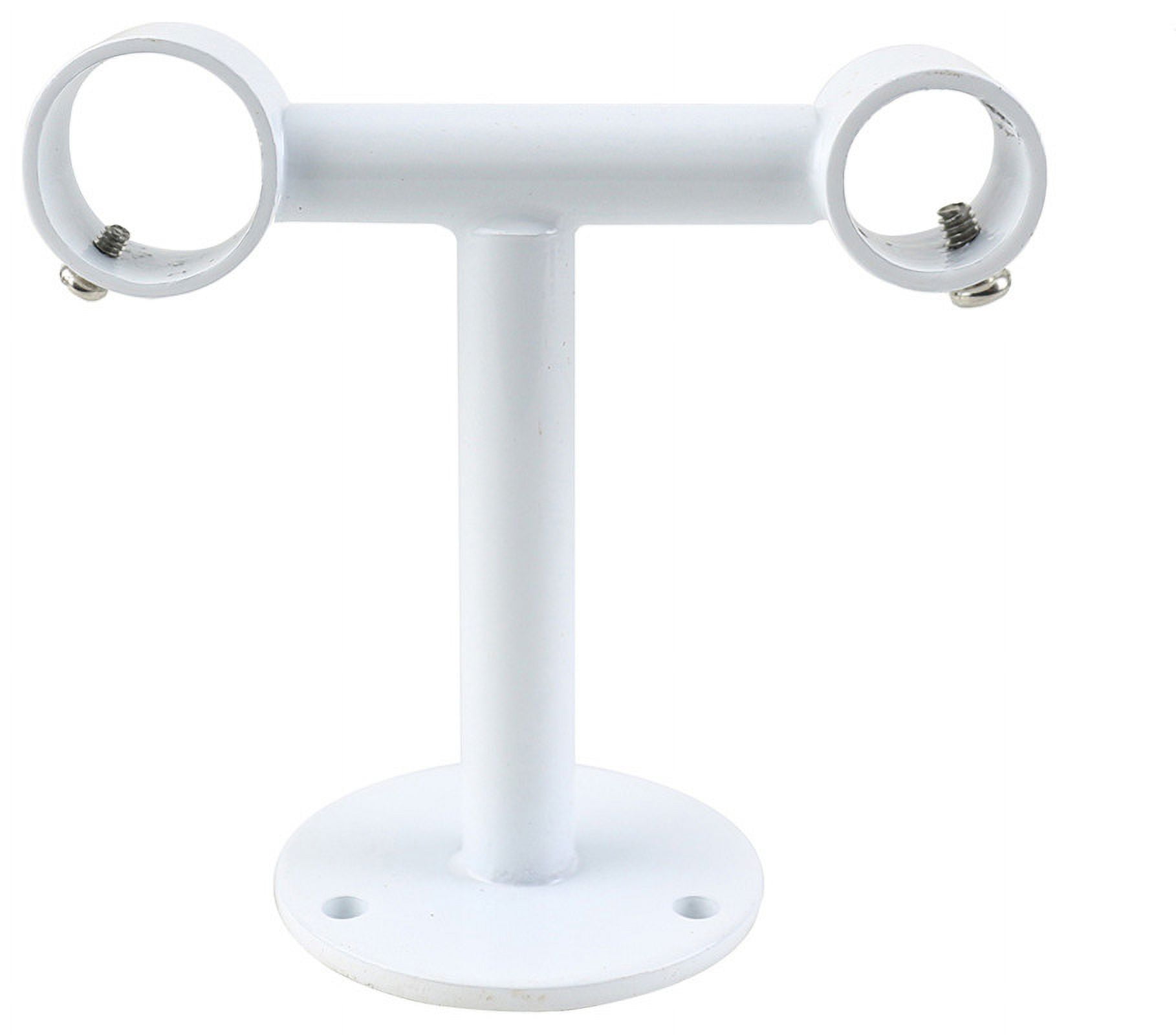 Urbanest Double Ceiling Bracket for Curtain Rod, 1" and 3/4", Glossy