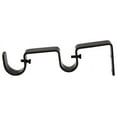thumbnail image 1 of Urbanest Double Curtain Rod Bracket 1" and 3/4" Rod, Bronze, Set of 2, 1 of 2