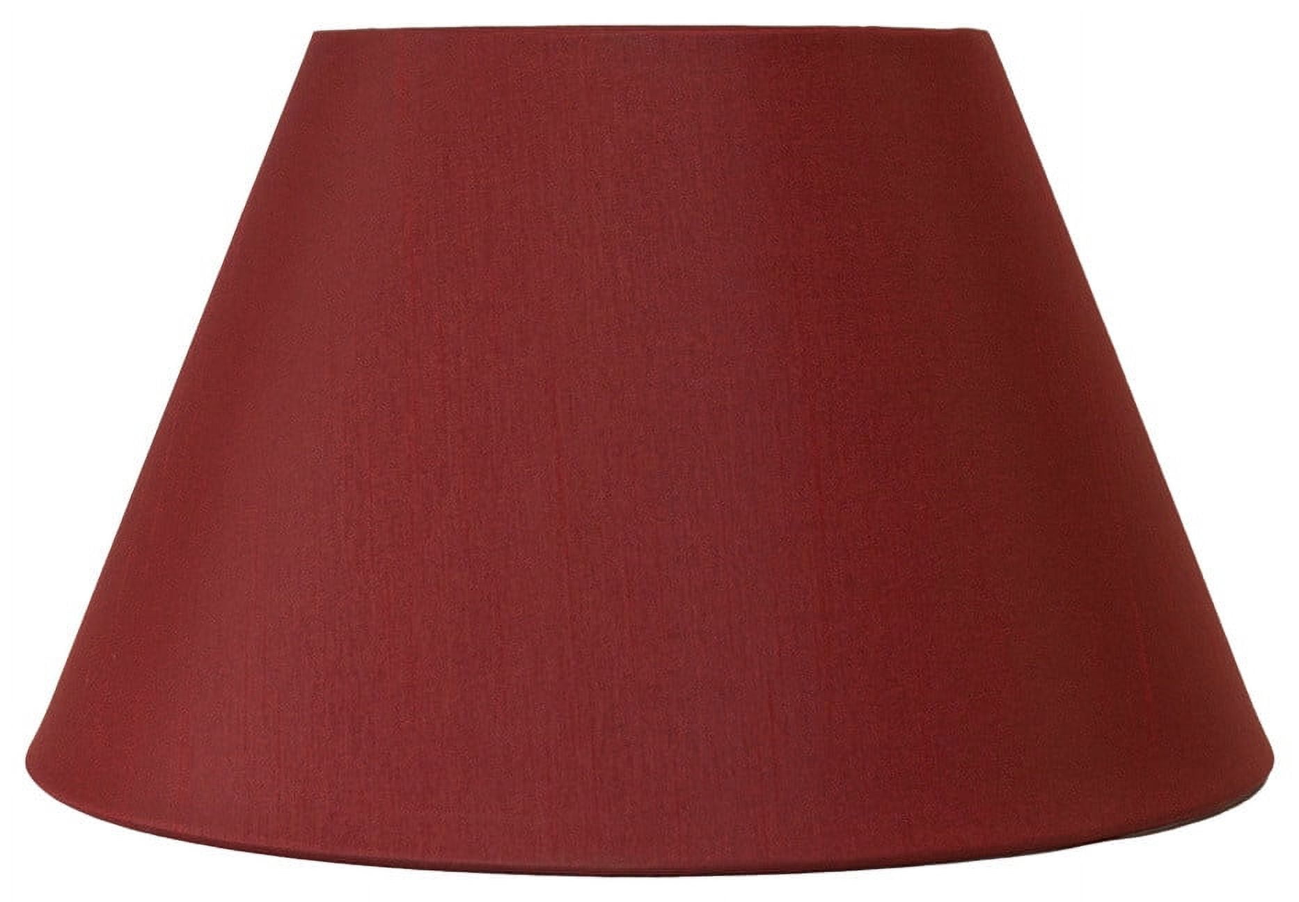 Urbanest Downbridge Unofitter Silk Lamp Shade, 6.5"x12x7.5", Burgundy