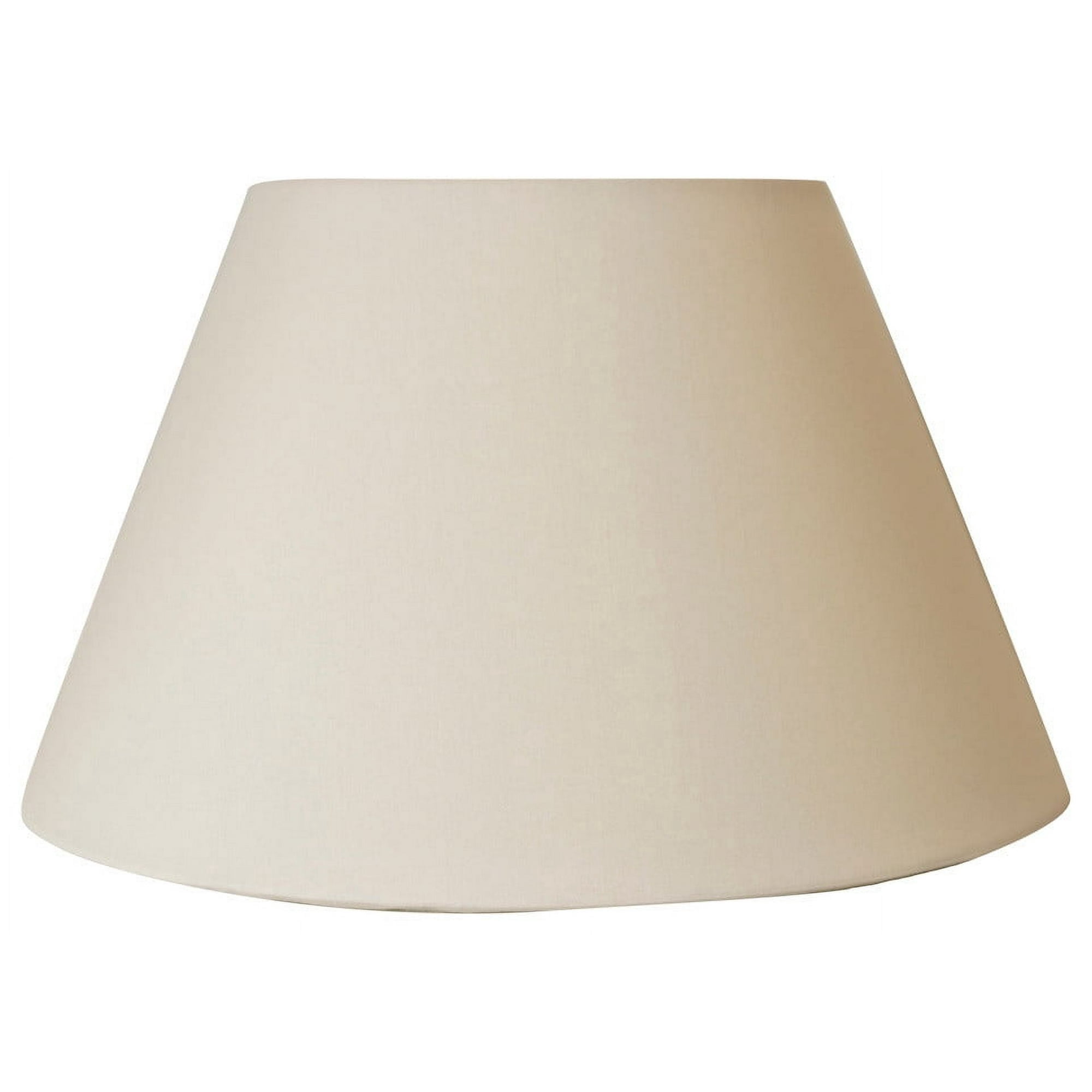 Urbanest Hardback Downbridge Silk Drum Lampshade – 6.5" Top x 12" Bottom x 7.5" Slant Height – Eggshell Tone – Uno Fitter- Classic Lampshade for Table Lamps, Floor Lamps & Accent Lighting- 1 Piece