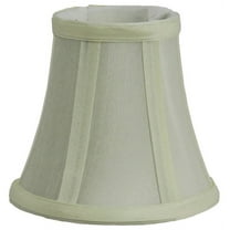 Urbanest Eggshell Silk Bell Chandelier Lamp Shade, 3x5x4.5"