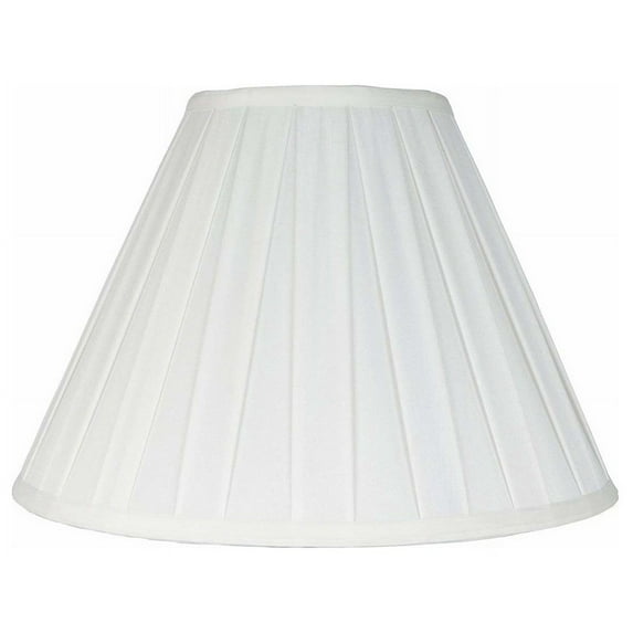 Urbanest Empire Box Pleat Lamp Shade, 8x16x11", Off White