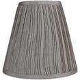 thumbnail image 1 of Urbanest Hardback Faux Silk Mushroon Pleated Lamp Shade – 5" Top x 9" Bottom x 8.5" Slant Height – Champagne Lamp Shade - 1 Piece, 1 of 2