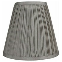 Urbanest Empire Lamp Shade 5x9x8.5", Champagne Pleated Faux Silk