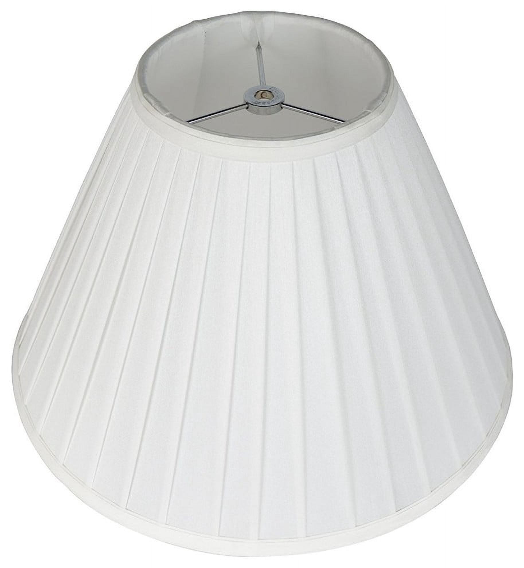 Urbanest Handmade Faux Silk Empire Side Pleat Lamp Shade with Spider ...