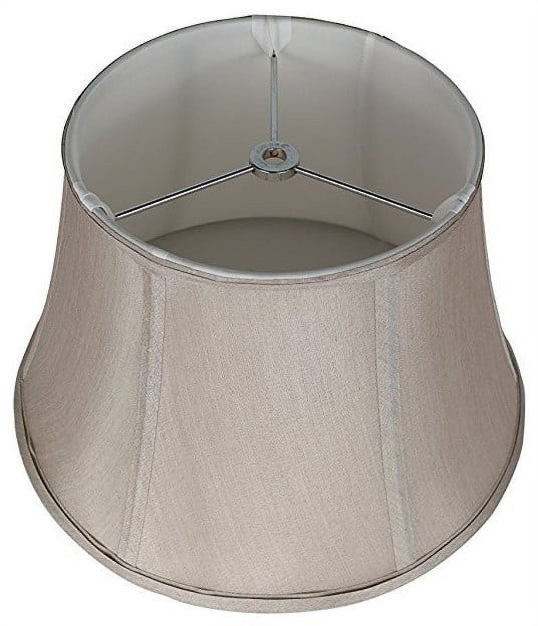 Urbanest Faux Silk Bell Lamp Shade, 10x16x10", Champagne