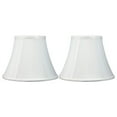 thumbnail image 1 of Urbanest Faux Silk Bell Lamp Shade, 5x9x7", Off White, Set of 2, 1 of 5